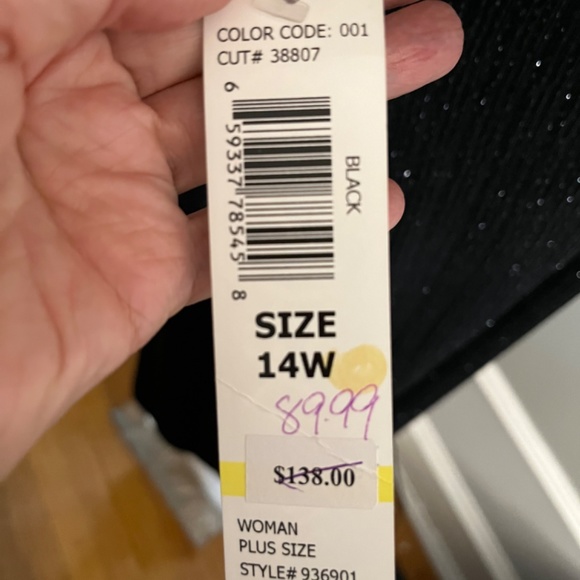 Onyx Evening Black Dress - Picture 9 of 10